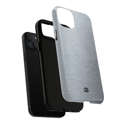 Brushed Aluminum · Tough 2.0 Magnetic Phone Case for iPhone · Silver