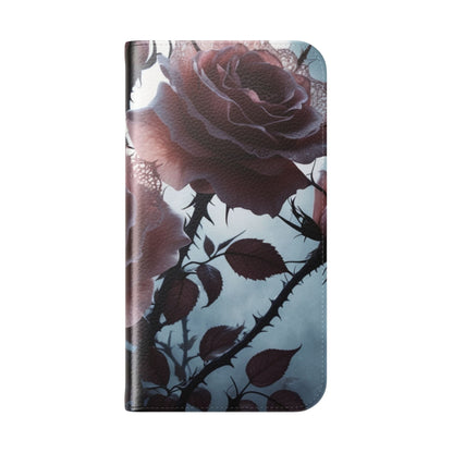Lace Rose Moonlight - iPhone 15 Pro Case - Wallet