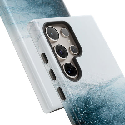Teal Tough Phone Case for Samsung - Arctic Pulse Mesh