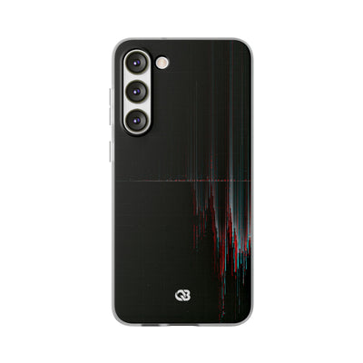 Black Lite Phone Case for Samsung - Corrupted Data Stream
