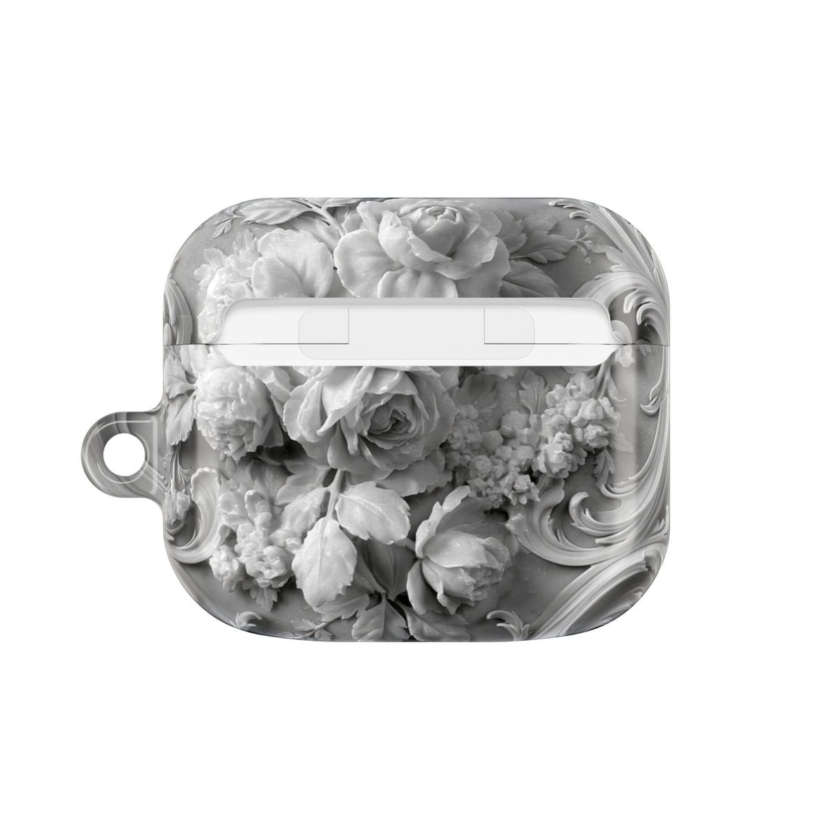 Rococo Marble Rose · Hard Case for AirPods & AirPods Pro · White