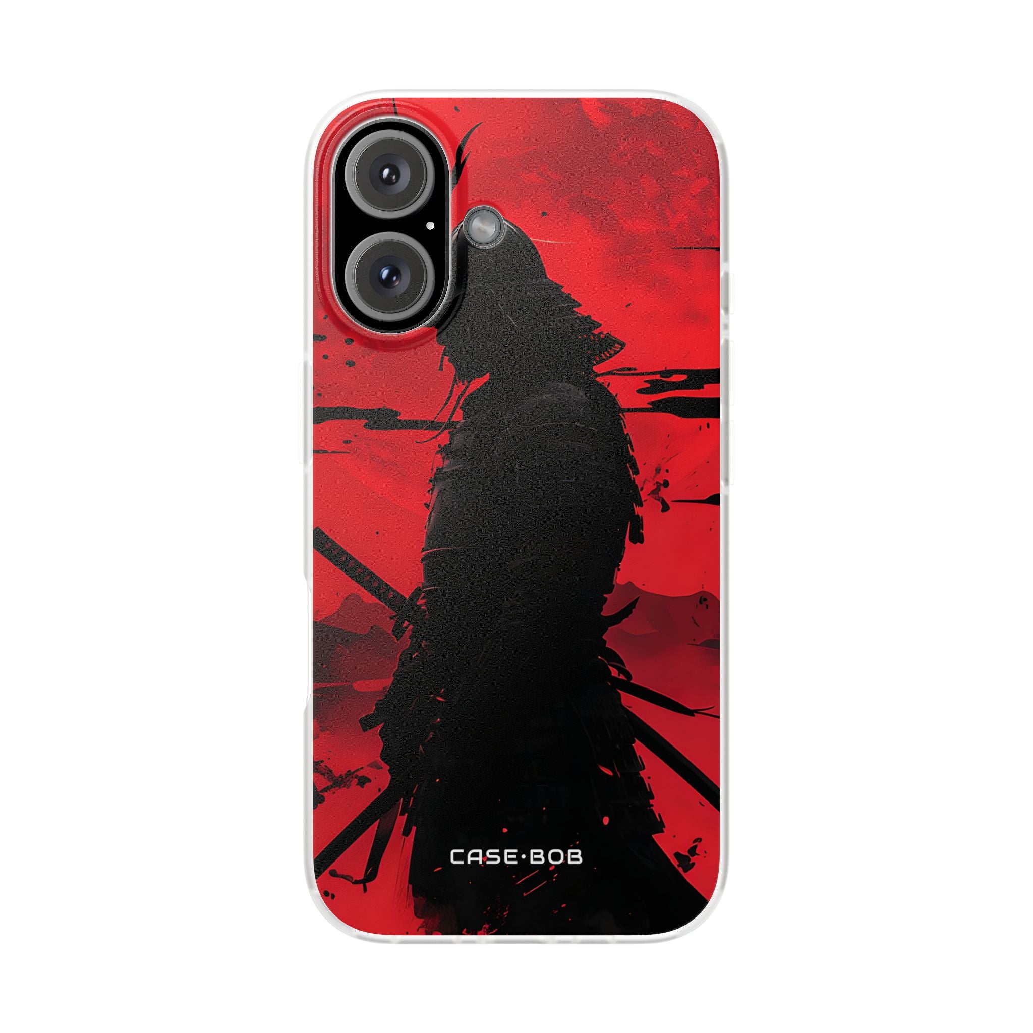 Crimson Samurai iPhone 16 Case - Soft