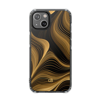 Gold Impact MagSafe Phone Case for iPhone - Molten Copper Strands