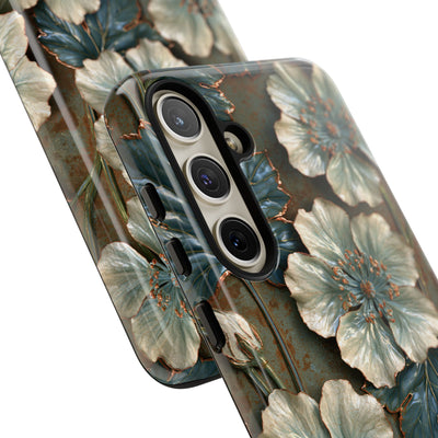 Gilded Blossom Reverie · Tough Phone Case for Samsung · Teal