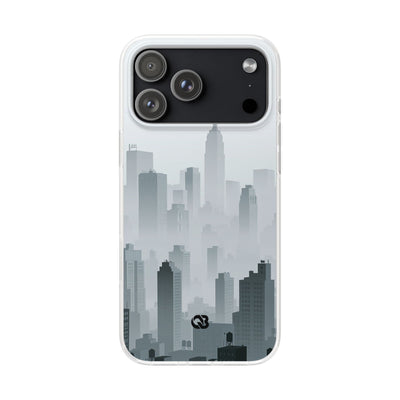 Grey Lite Phone Case for iPhone - Steel Mist Skyline