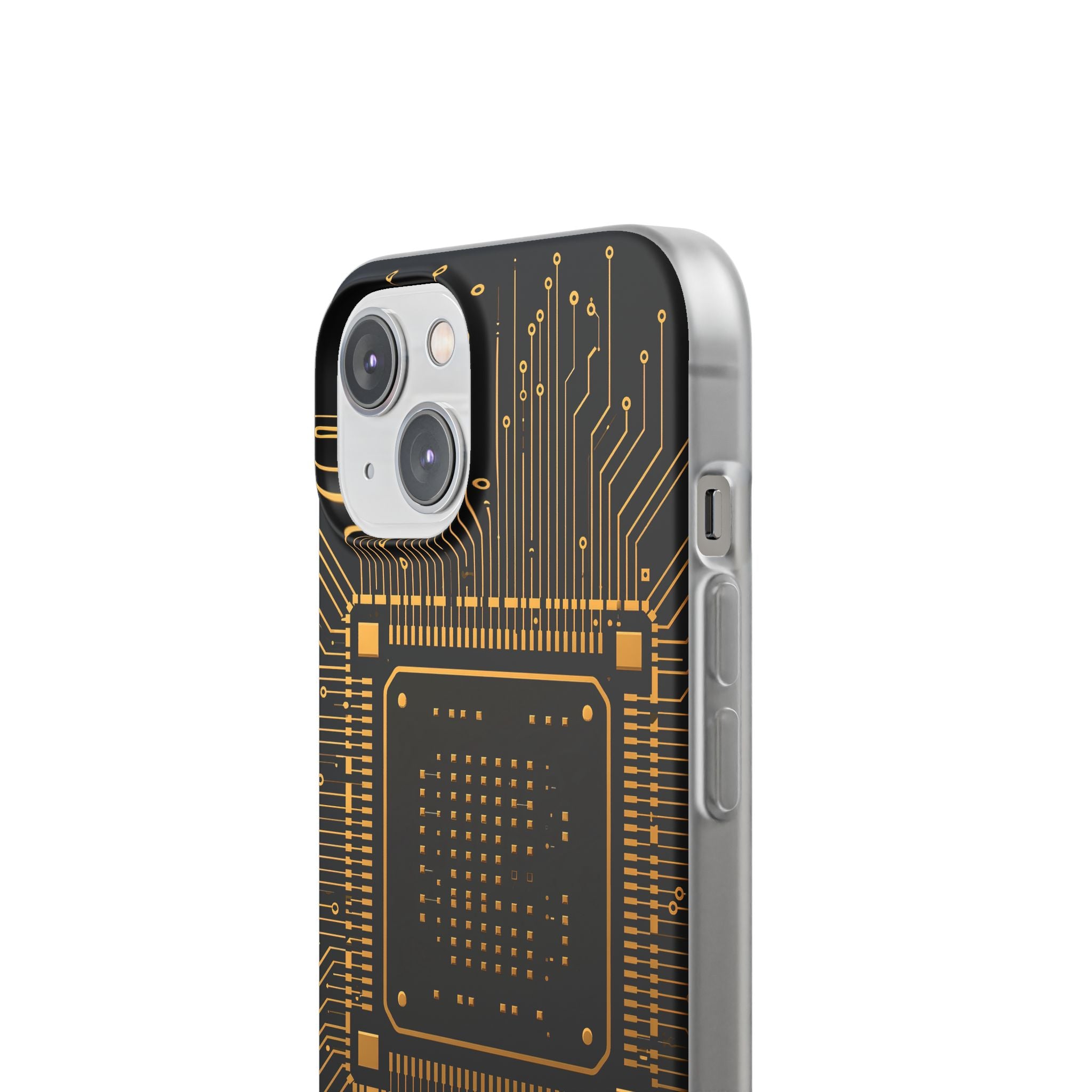 Gold Lite Phone Case for iPhone - Cyber Gold Processor