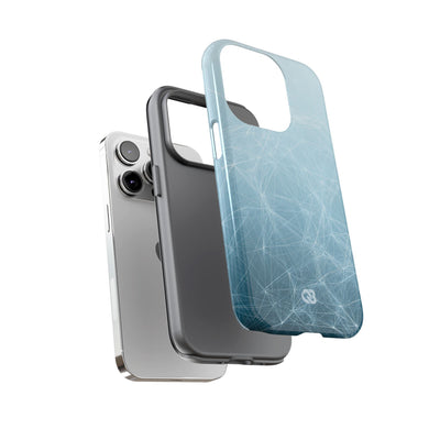 Teal Tough Phone Case for iPhone - Arctic Digital Nexus