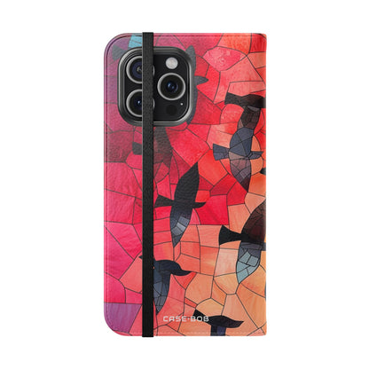 Stained Glass Birds - iPhone 15 Pro Max Case - Wallet