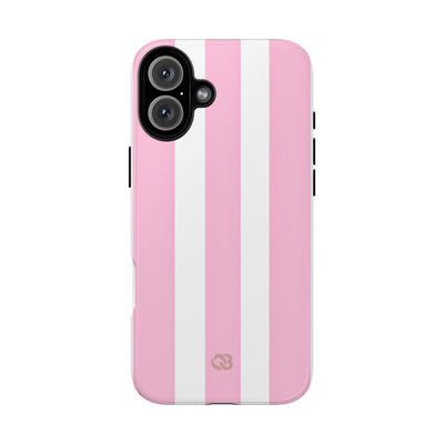 Soft Pink Stripe · Tough Coque de téléphone pour iPhone