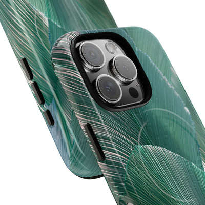 Translucent Fan Palm · Tough 2.0 Magnetic Phone Case for iPhone · Teal