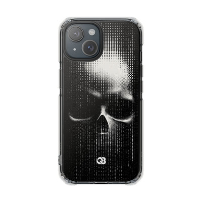 Raster Phantom · Clear Impact Magnetic Phone Case for iPhone ·  Black