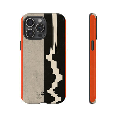 Orange Tough Phone Case for iPhone - Orange Monolith Rift