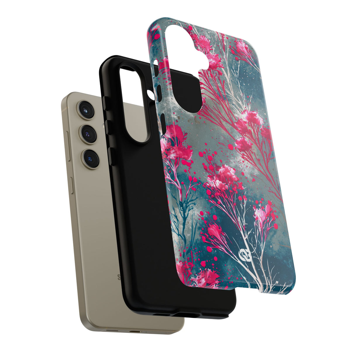 Cyber Blossom · Tough Phone Case for Samsung · Teal