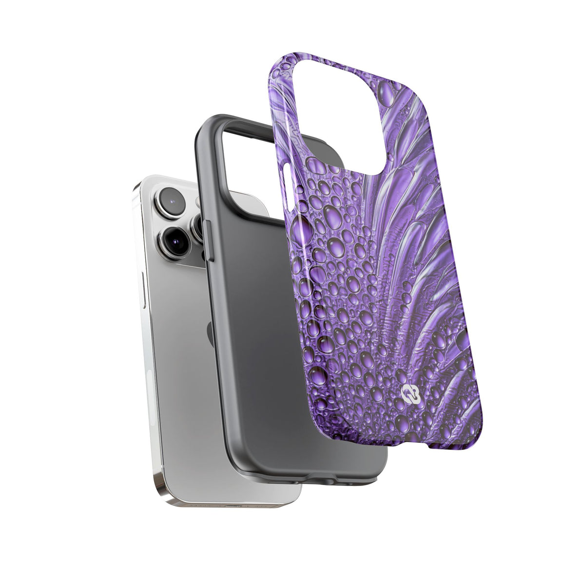Violet Liquid Gel · Tough Phone Case for iPhone · Purple