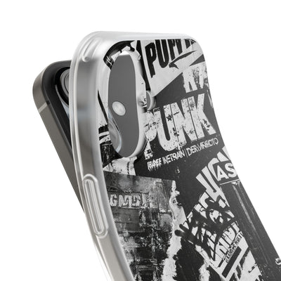 Underground Punk Collage · Lite Phone Case for iPhone ·  Black