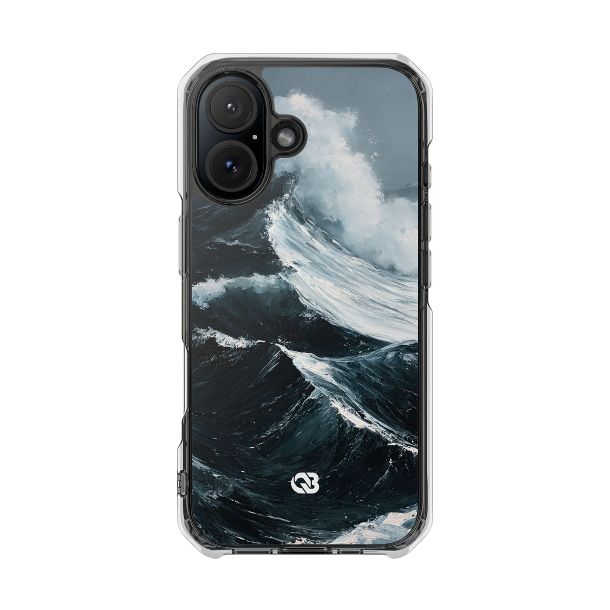 Nordic Swell · Clear Impact Magnetic Phone Case for iPhone · Blue