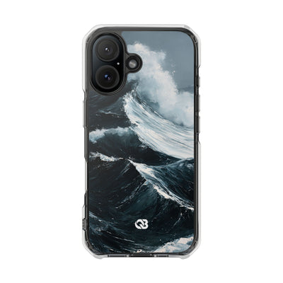 Nordic Swell · Clear Impact Magnetic Phone Case for iPhone · Blue