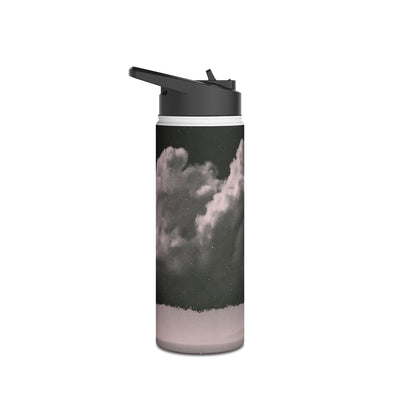 Crimson Horizon · Insulated Water Bottle · Black