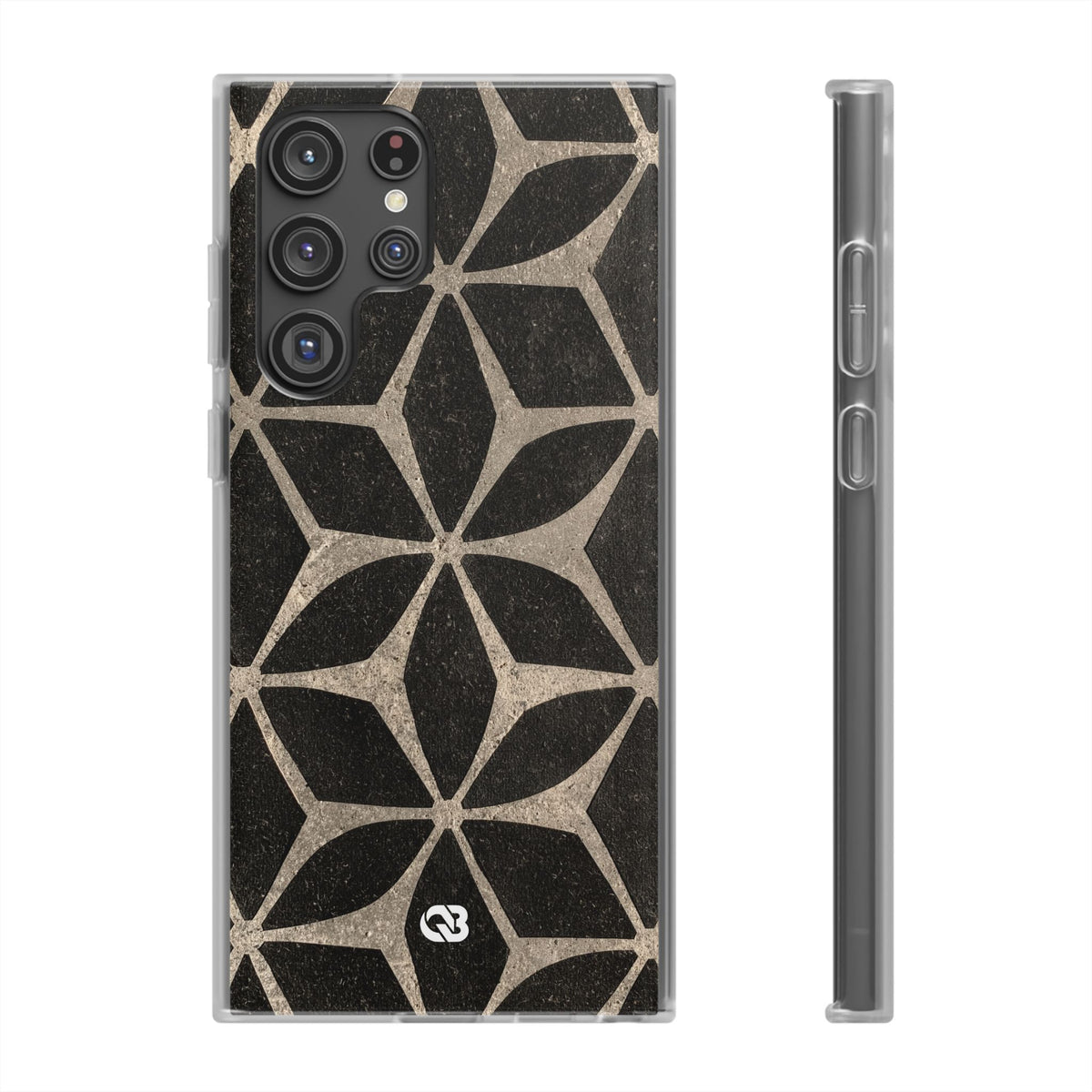 Concrete Mosaic Star · Lite Phone Case for Samsung · Black