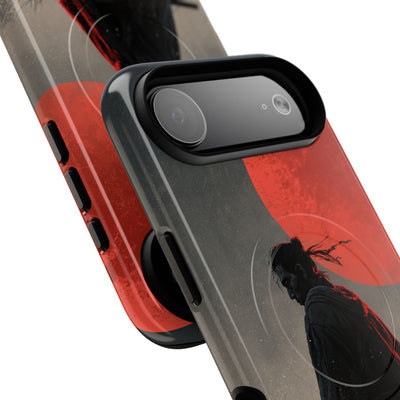 Crimson Moon Ronin · Tough 2.0 Magnetic Phone Case for iPhone · Black