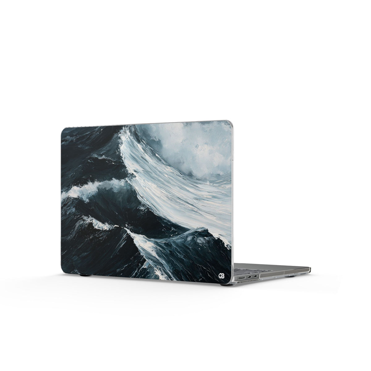Nordic Swell · Clear Hard Case for MacBook · Blue
