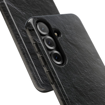 Obsidian Slate · Tough Phone Case for Samsung · Black