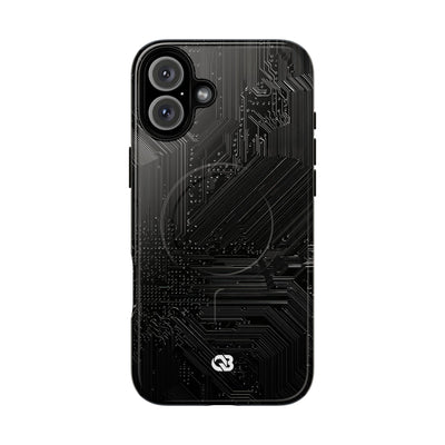 Obsidian Circuitry · Tough 2.0 Magnetic Phone Case for iPhone · Black