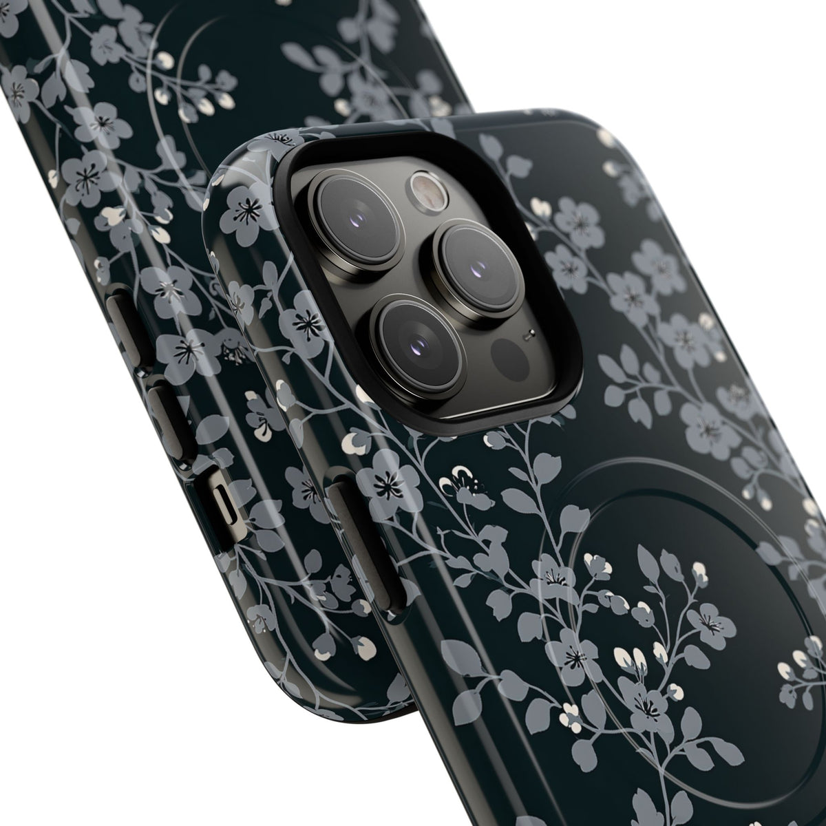 Nocturne Blossom Branch · Tough 2.0 Magnetic Phone Case for iPhone · Black