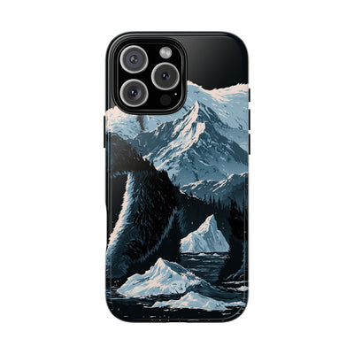 Nordic Arctic Bear · Tough Phone Case for iPhone · Black