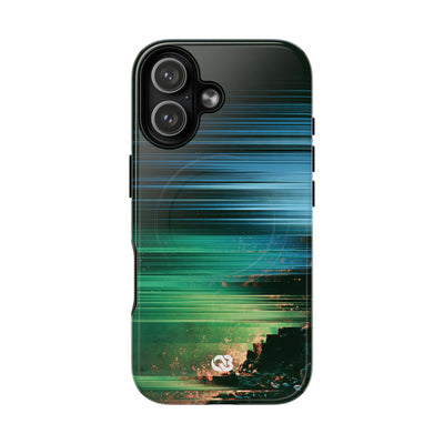 Digital Shoreline Drift · Tough 2.0 Magnetic Phone Case for iPhone · Teal
