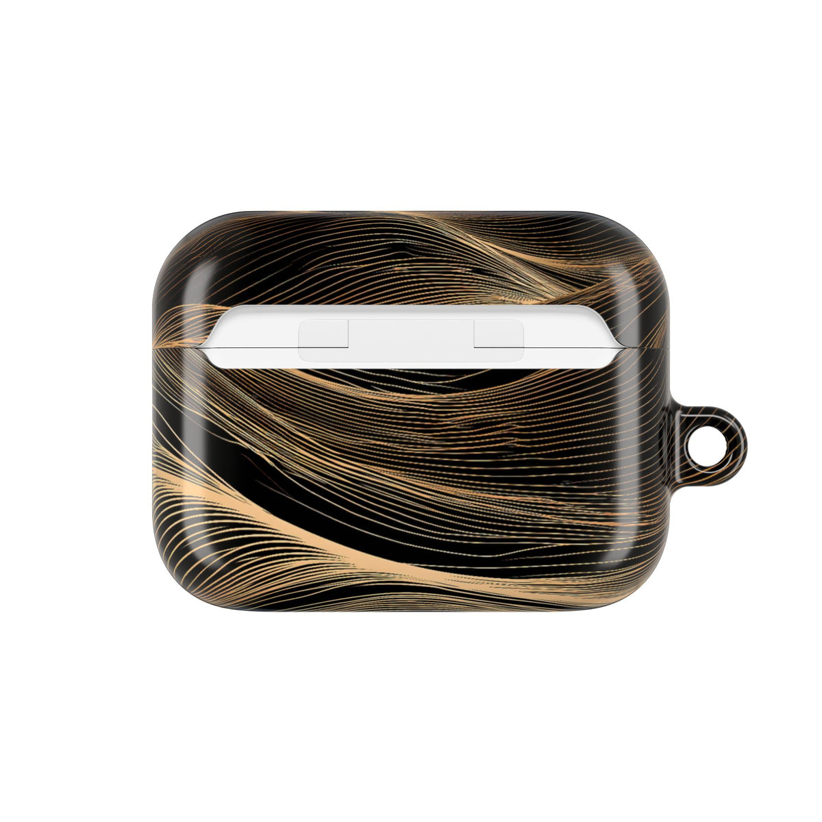 Gilded Ridge · Hard Case for AirPods & AirPods Pro · Black