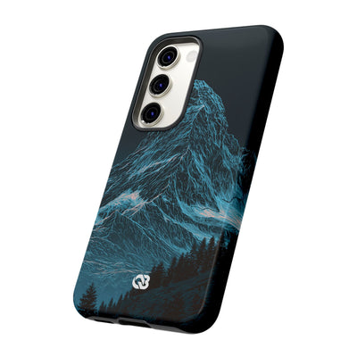 Glacial Alpine Peak · Tough Phone Case for Samsung · Blue