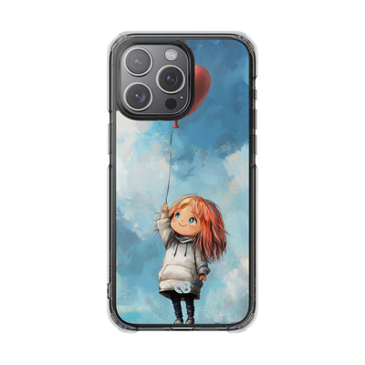 Crimson Heart Sky · Impact Phone Case for iPhone · Magsafe