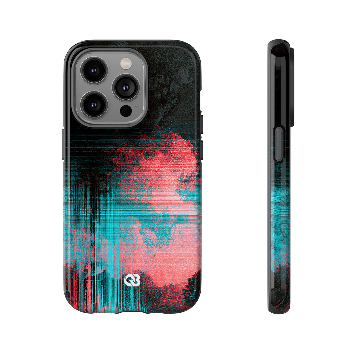 Digital Signal Drift · Tough Phone Case for iPhone · Black