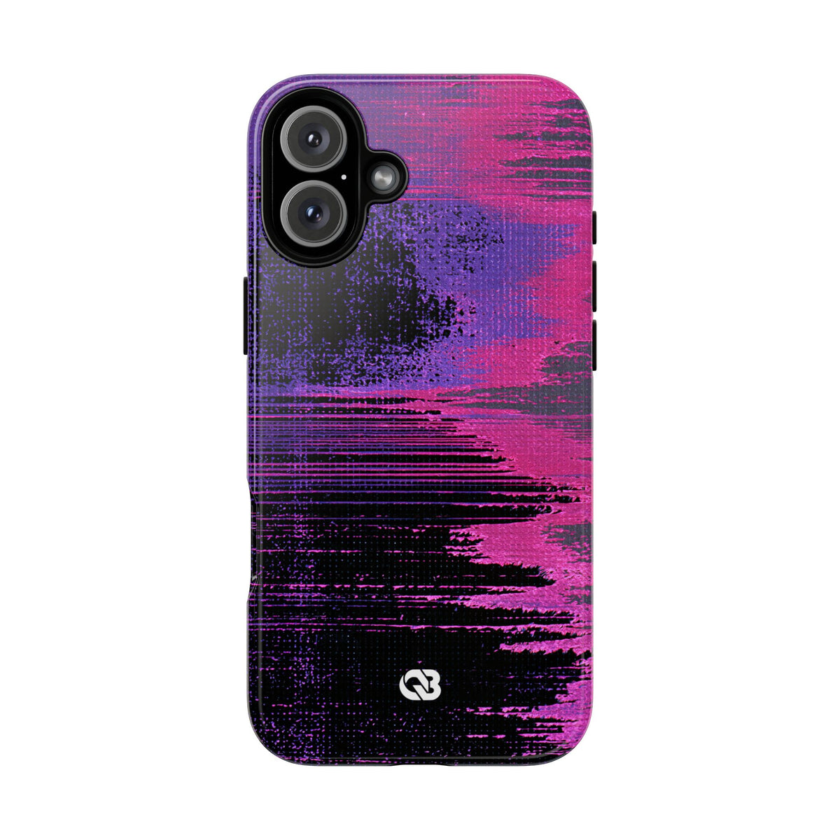 Neon Signal Shift · Tough Phone Case for iPhone · Purple