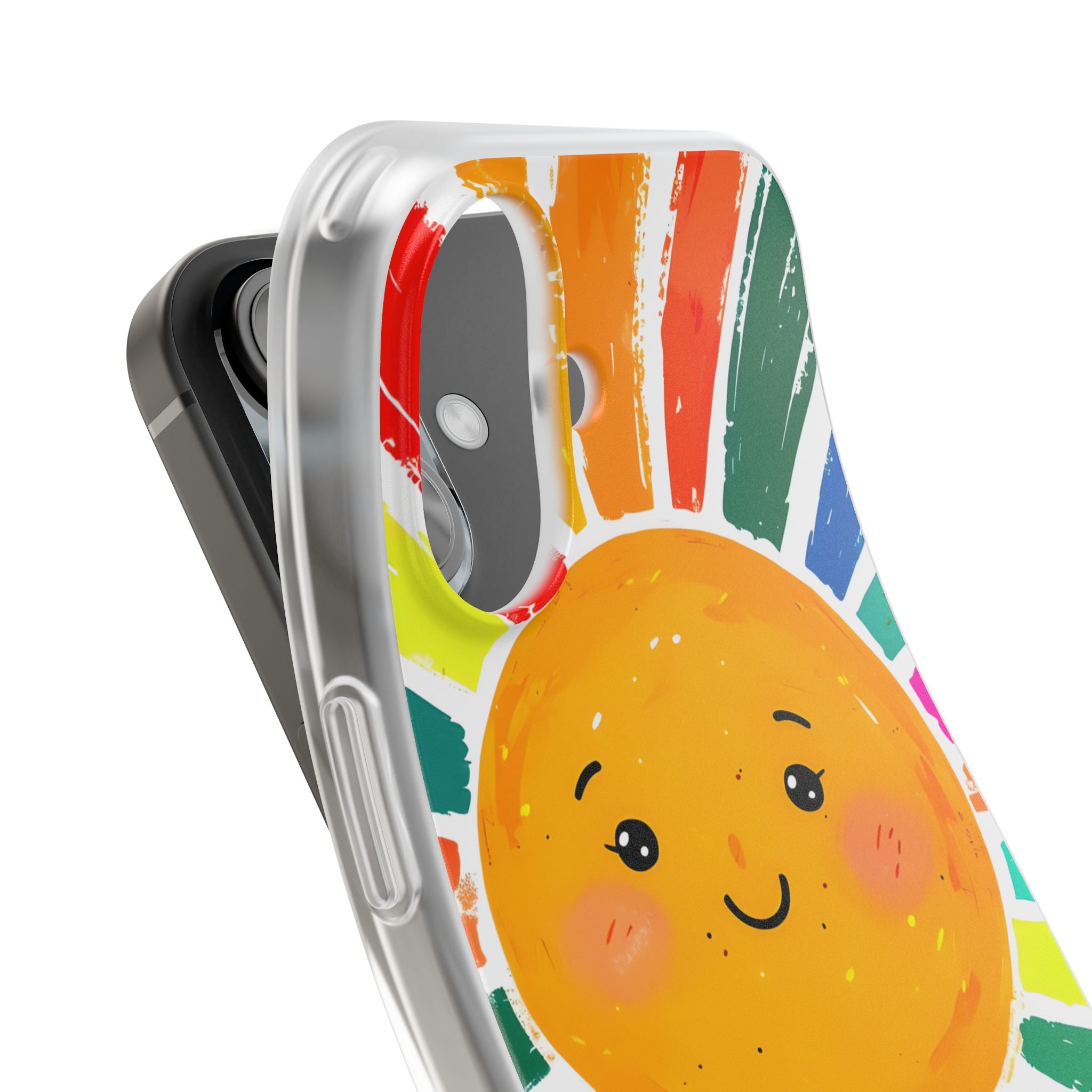 Vibrant Solar Smile · Soft Phone Case for iPhone