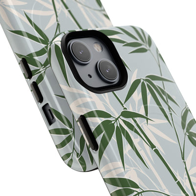 Green Tough 2.0 Magsafe Phone Case for iPhone - Kyoto Bamboo Canopy