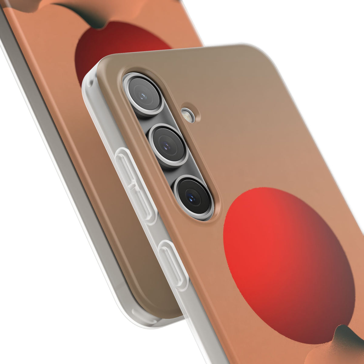 Crimson Sol Ridge · Lite Phone Case for Samsung · Red