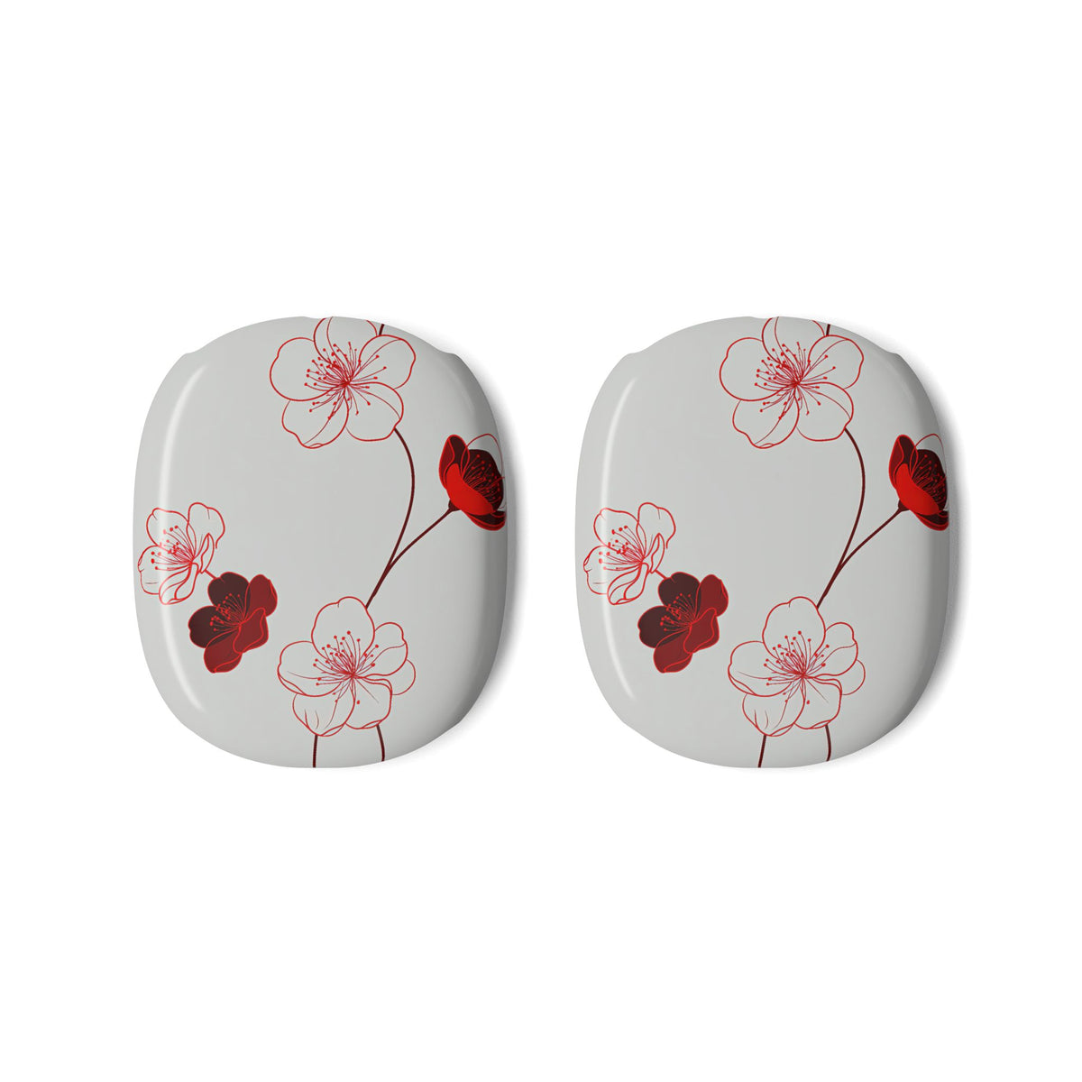 Crimson Sakura Blossom · Hard Case for AirPods Max · Red