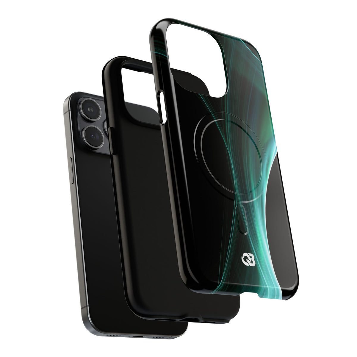 Emerald Lumen · Tough 2.0 Magnetic Phone Case for iPhone · Green