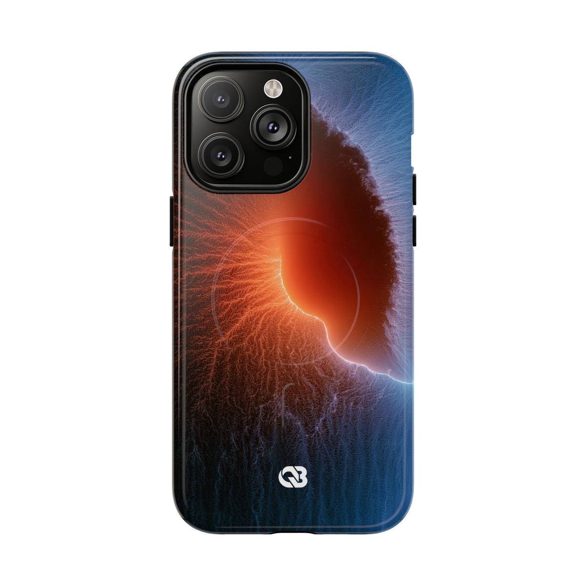 Thermal Aura Pulse · Tough 2.0 Magnetic Phone Case for iPhone · Blue