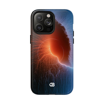 Thermal Aura Pulse · Tough 2.0 Magnetic Phone Case for iPhone · Blue