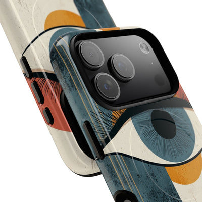 Distressed Azure Ocular · Tough+ Phone Case for iPhone · Magsafe