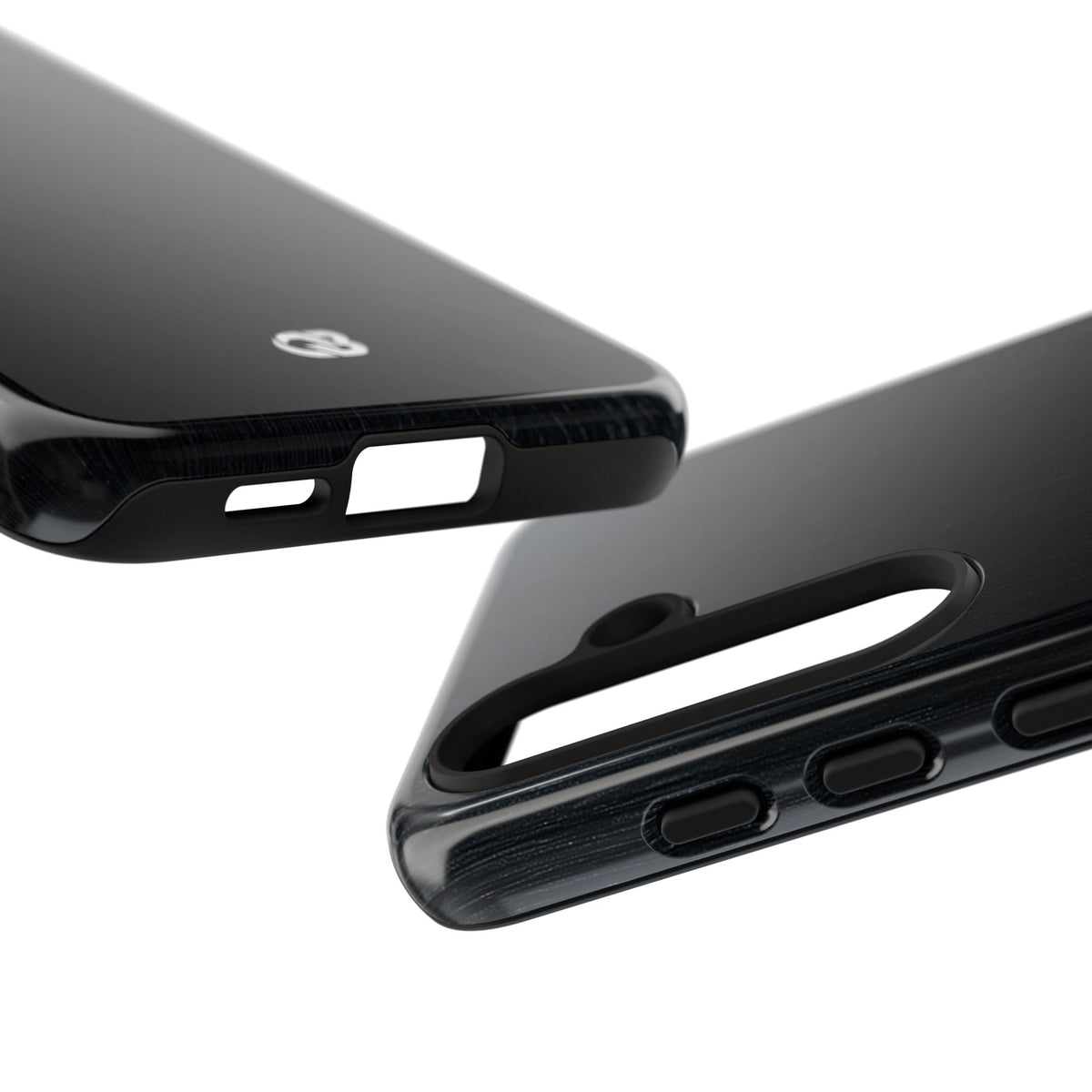 Brushed Obsidian Steel · Tough Phone Case for Samsung · Black