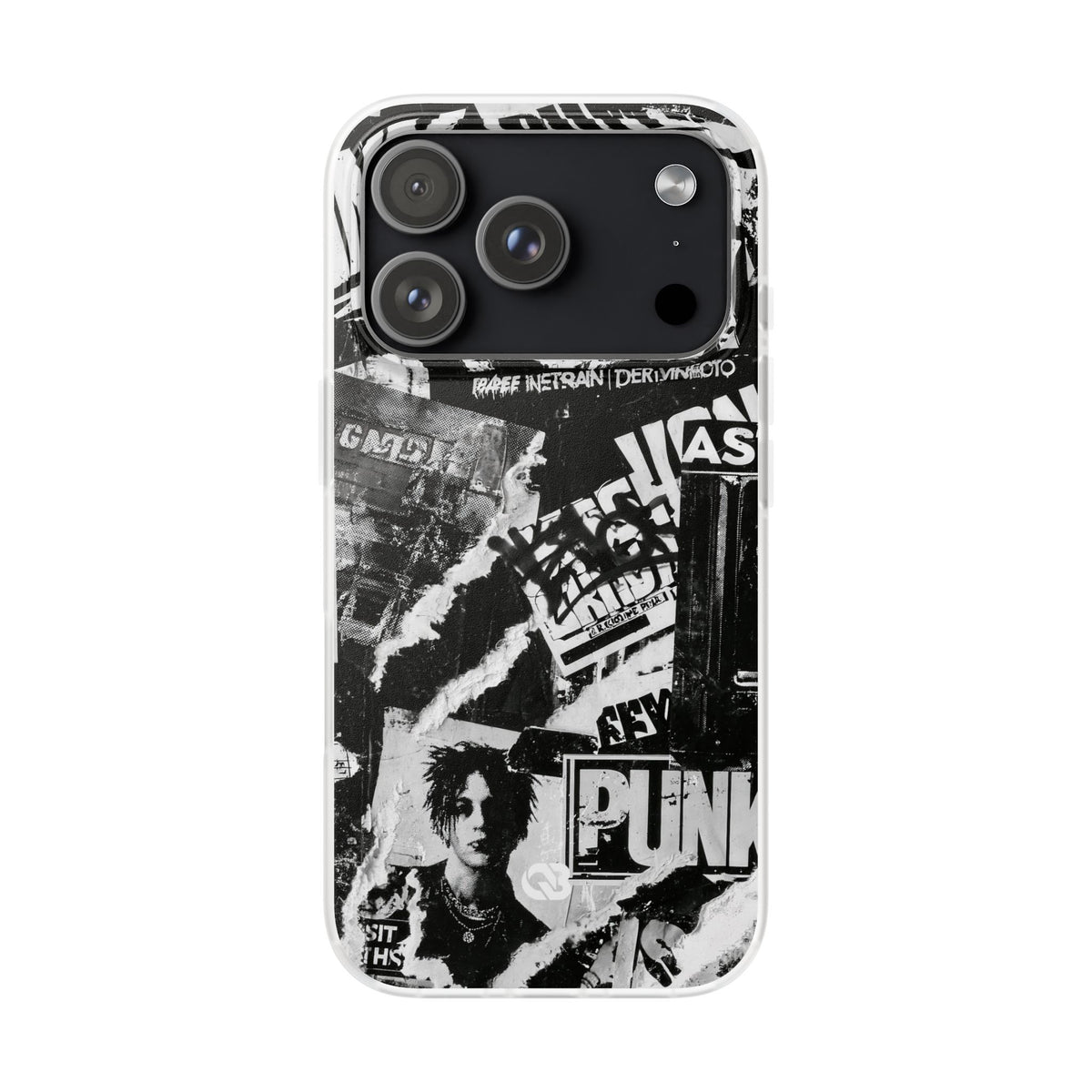Underground Punk Collage · Lite Phone Case for iPhone ·  Black