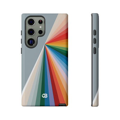 Grey Tough Phone Case for Samsung - Slate Prism Burst