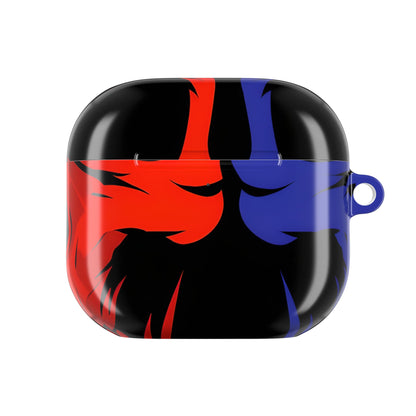 Dual Skulls RedBlue - AirPods Cover