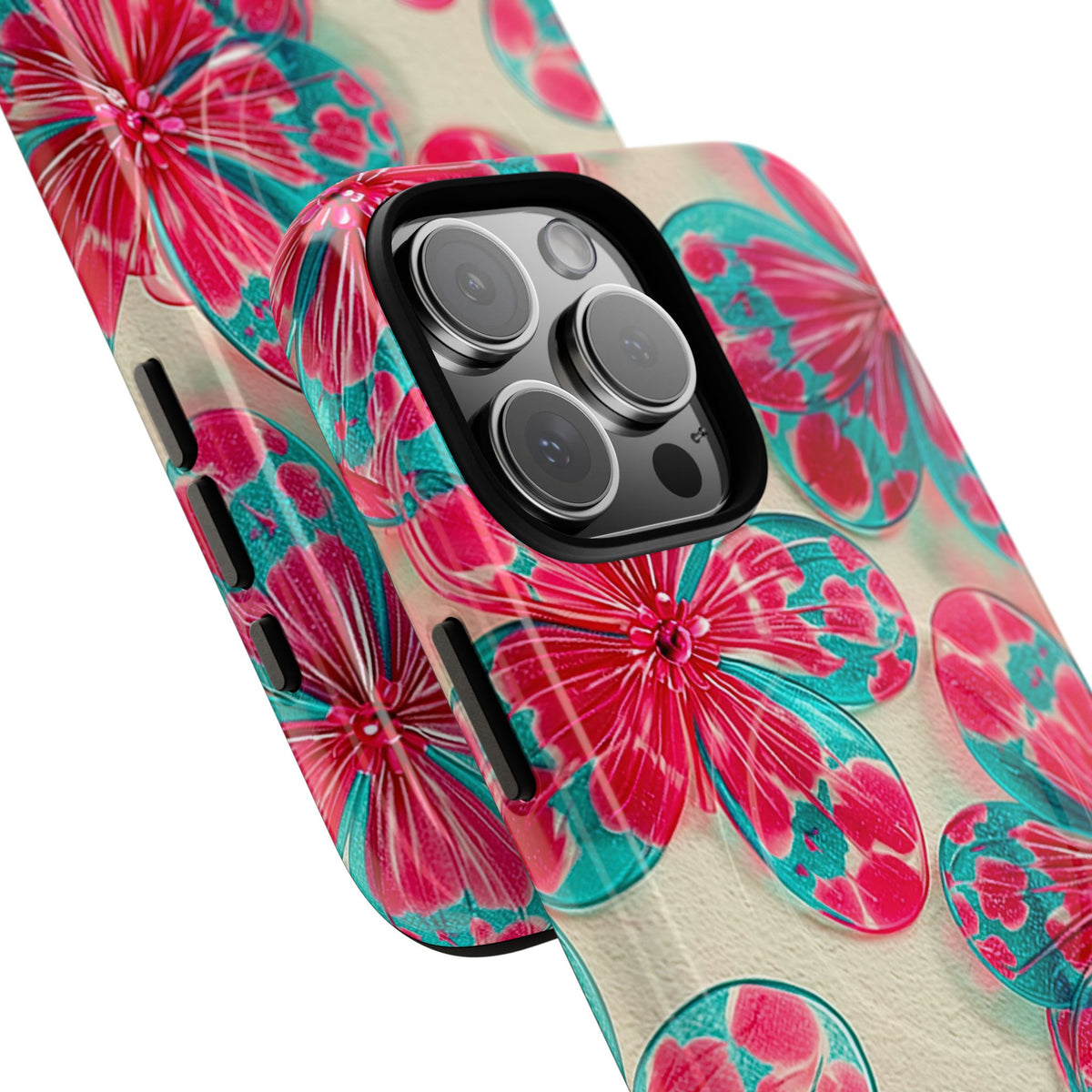 Lucite Jelly Bloom · Tough 2.0 Magnetic Phone Case for iPhone · Pink