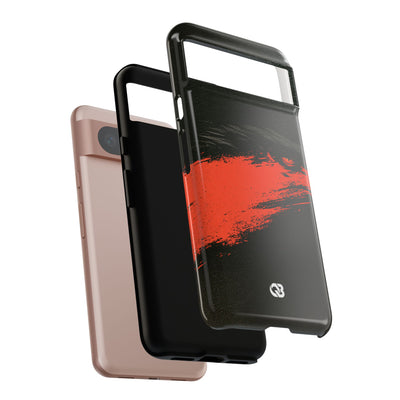 Crimson Raptor Noir · Tough Phone Case for Pixel ·  Black