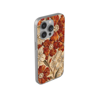 Carnelian Pearl Bloom · Lite Phone Case for iPhone ·  Orange